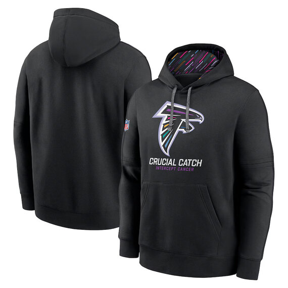 classic NFL fan gear Atlanta Falcons team logo 3D print pullover hoodie kangaroo pouch