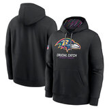 classic NFL fan gear Baltimore Ravens team logo 3D print pullover hoodie kangaroo pouch