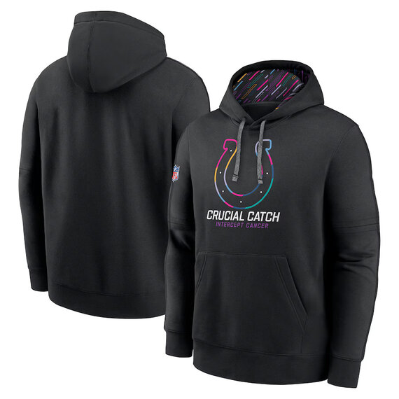 classic NFL fan gear Indianapolis Colts team logo 3D print pullover hoodie kangaroo pouch