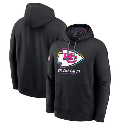 classic NFL fan gear Kansas City Chiefs team logo 3D print pullover hoodie kangaroo pouch