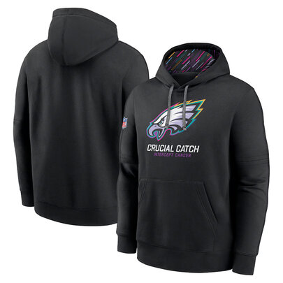 classic NFL fan gear Philadelphia Eagles team logo 3D print pullover hoodie kangaroo pouch