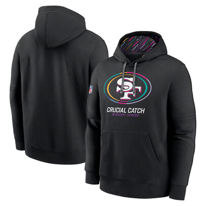 classic NFL fan gear San Francisco 49ers team logo 3D print pullover hoodie kangaroo pouch