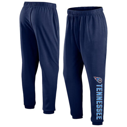 Mens Classic NFL Team Tennessee Titans Active Jogger Team Sweatpant With Elastic Waistband and cuffed ankle,Perfect for sports and daily activities