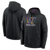 classic NFL fan gear Washington Commanders team logo 3D print pullover hoodie kangaroo pouch