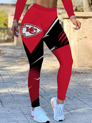 NFL Kansas City Chiefs Womens legging for gym,workout,fitness