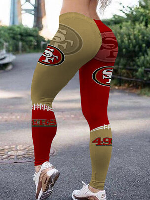 NFL San Francisco 49ers Womens legging for gym,workout,fitness