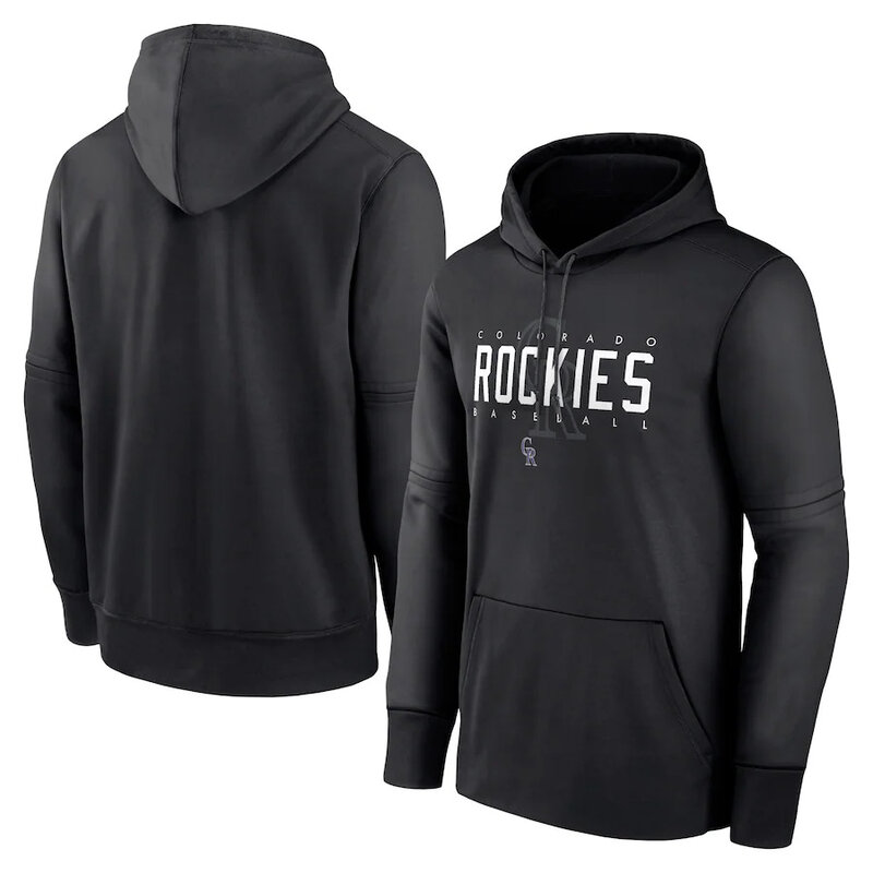 MLB merchandise hoodie - MLB team Colorado Rockies sweatshirt for men and women,long sleeve,drawstring,two front pockets