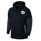 long sleeve MLB Team Zip UP Hoodie with drawstring - MLB Jersey Kansas City Royals Zip UP Hoodie Black