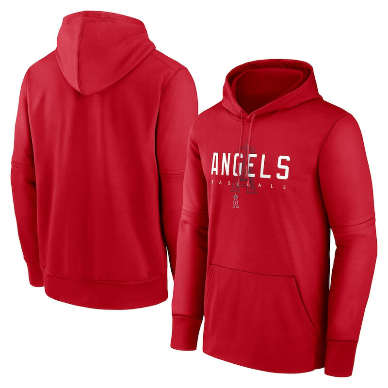 MLB merchandise hoodie - MLB team Los Angeles Angels sweatshirt for men and women,long sleeve,drawstring,two front pockets