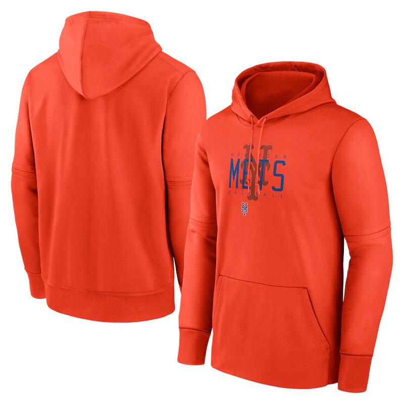 MLB merchandise hoodie - MLB team New York Mets sweatshirt for men and women,long sleeve,drawstring,two front pockets