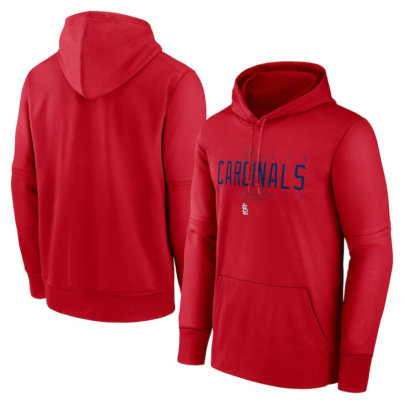 MLB merchandise hoodie - MLB team St Louis Cardinals sweatshirt for men and women,long sleeve,drawstring,two front pockets