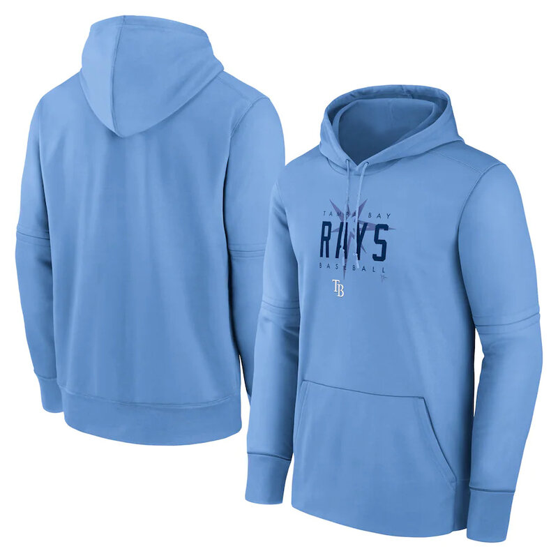 MLB merchandise hoodie - MLB team Tampa Bay Rays sweatshirt for men and women,long sleeve,drawstring,two front pockets