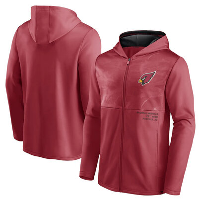 Official NFL merchandise NFL Football Wear Arizona Cardinals Zip UP Hoodie Red america National Football League Jersery