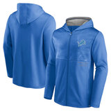 Official NFL merchandise NFL Football Wear Detroit Lions Zip UP Hoodie Blue america National Football League Jersery