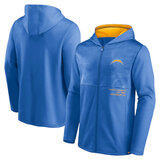 Official NFL merchandise NFL Football Wear Los Angeles Chargers Zip UP Hoodie Blue america National Football League Jersery