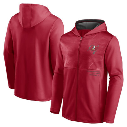 Official NFL merchandise NFL Football Wear Tampa Bay Buccaneers Zip UP Hoodie Red america National Football League Jersery