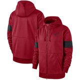 NFL Arizona Cardinals long sleeve zip up hoodie with drawstring hooded,two front pocket,fashion National Football League apparel