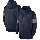 NFL Tennessee Titans long sleeve zip up hoodie with drawstring hooded,two front pocket,fashion National Football League apparel
