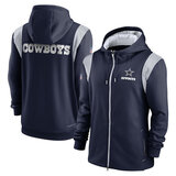 NFL Dallas Cowboys long sleeve full zip up hoodie - hooded sweatshirt,two front pocket,fashion National Football League official licensed NFL football gear apparel