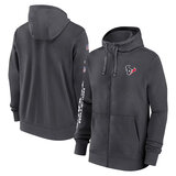 National Football League (NFL) Houston Texans full zip up hoodie with drawstring hooded for NFL die-heart fans