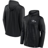 NFL Zip Hoodie Team Baltimore Ravens Jersey Black