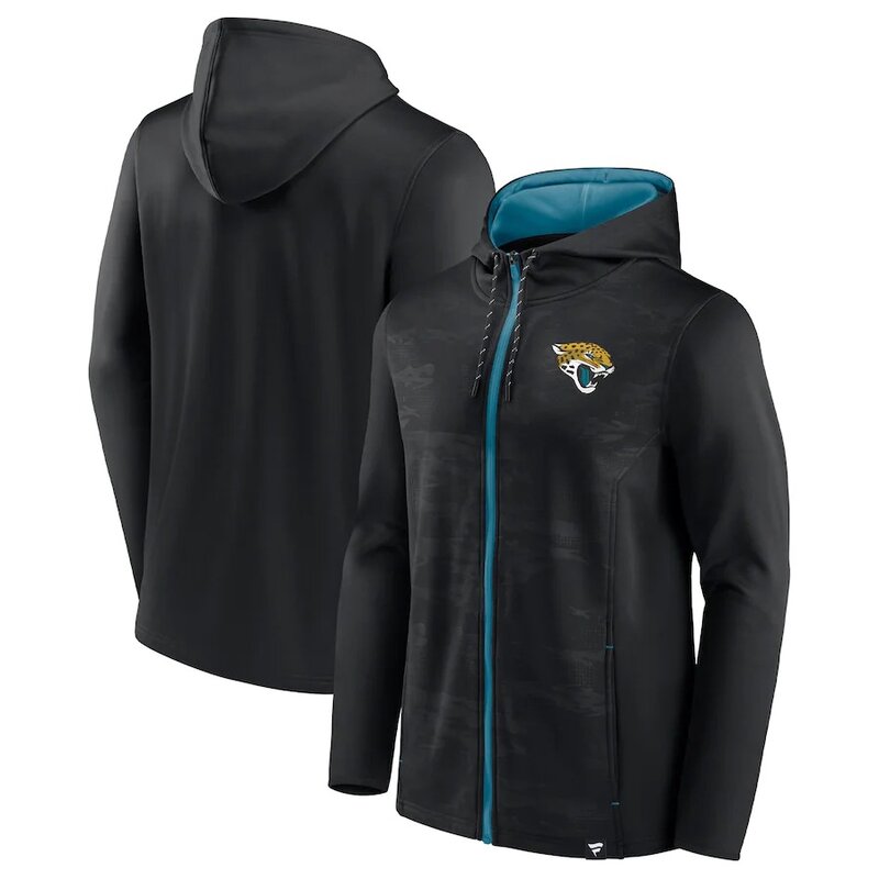 NFL Zip Hoodie Team Jacksonville Jaguars Jersey Black