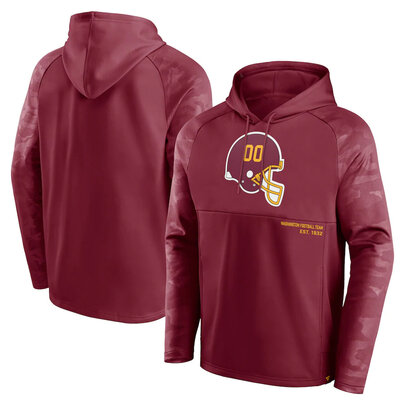 NFL apparel - NFL Team Hoodie Cleveland Browns Football Gear Red,long sleeve drawstring hooded sweatshirt football wear with front pockets