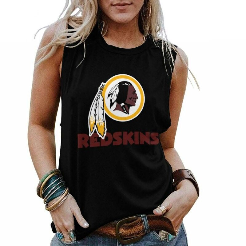 NFL Washington Commanders Tank Top For Women Black,Casual Loose Tunic Blouses for ladies