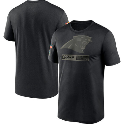 short sleeve crewneck NFL Carolina Panthers Salute To Service Apparel tee shirt, Football Collection