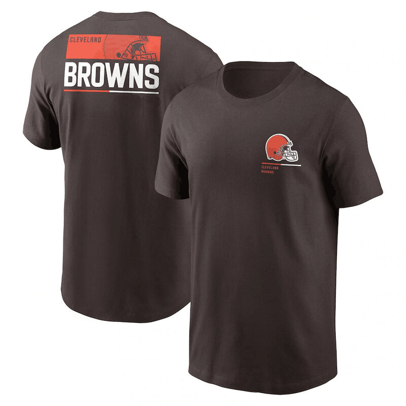 short sleeve NFL Cleveland Browns Adult Gameday T-Shirt,Unleash Your Team Spirit During Game Day