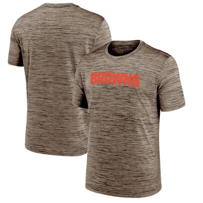 NFL Cleveland Browns Team Logo Short Sleeve Polyester Shirt,crewneck 3d graphic tee for football fans