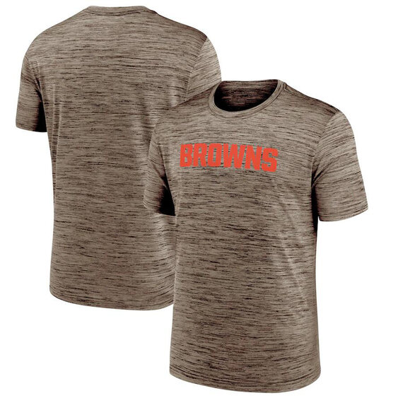 NFL Cleveland Browns Team Logo Short Sleeve Polyester Shirt,crewneck 3d graphic tee for football fans