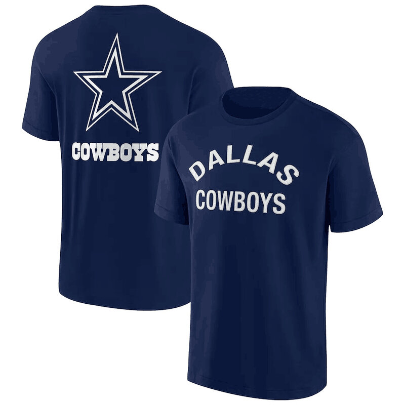 NFL Dallas Cowboys Team Logo Short Sleeve Polyester Performance game day Shirt,crewneck 3d print tee for football fans