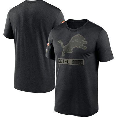 short sleeve crewneck NFL Detroit Lions Salute To Service Apparel tee shirt, Football Collection