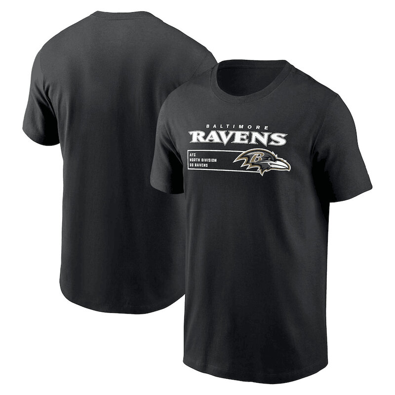short sleeve NFL Baltimore Ravens 3d graphic football T-Shirt