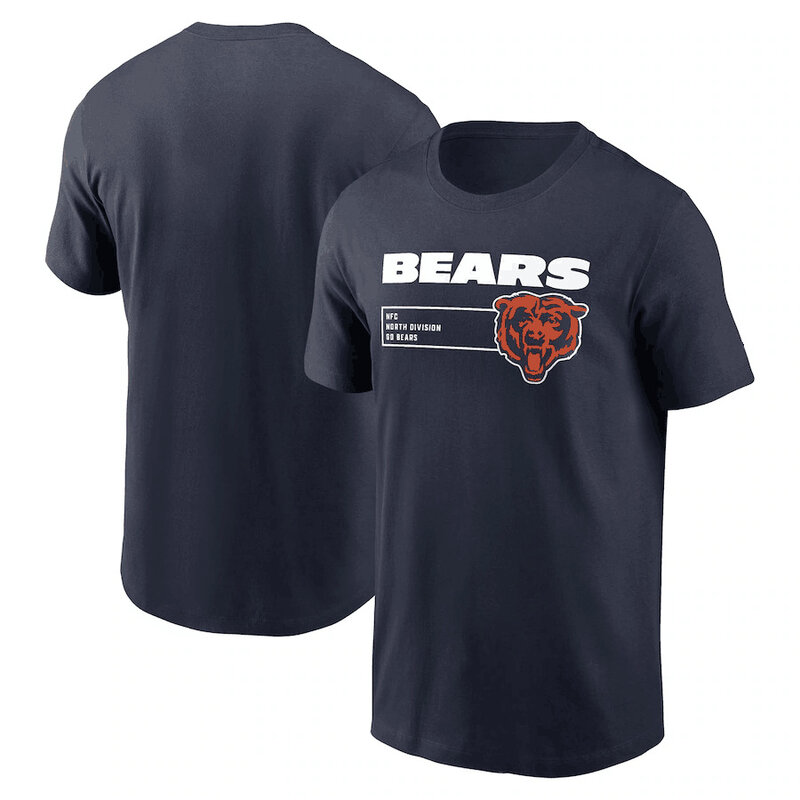 short sleeve NFL Chicago Bears 3d graphic football T-Shirt