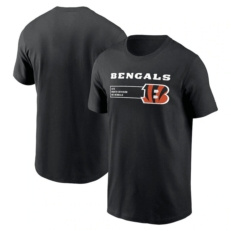short sleeve NFL Cincinnati Bengals 3d graphic football T-Shirt