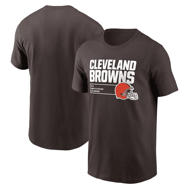 short sleeve NFL Cleveland Browns 3d graphic football T-Shirt