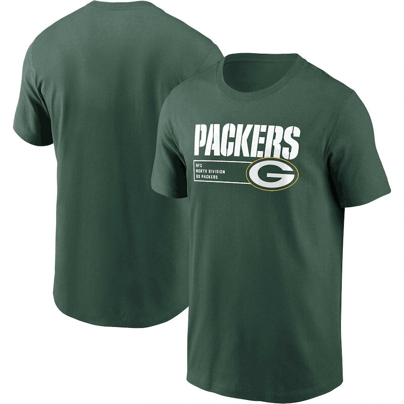 short sleeve NFL Green Bay Packers 3d graphic football T-Shirt