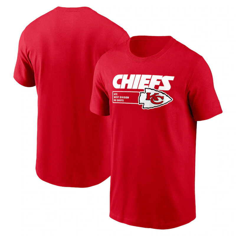 short sleeve NFL Kansas City Chiefs 3d graphic football T-Shirt