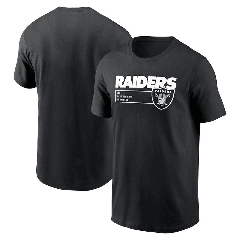 short sleeve NFL Las Vegas Raiders 3d graphic football T-Shirt