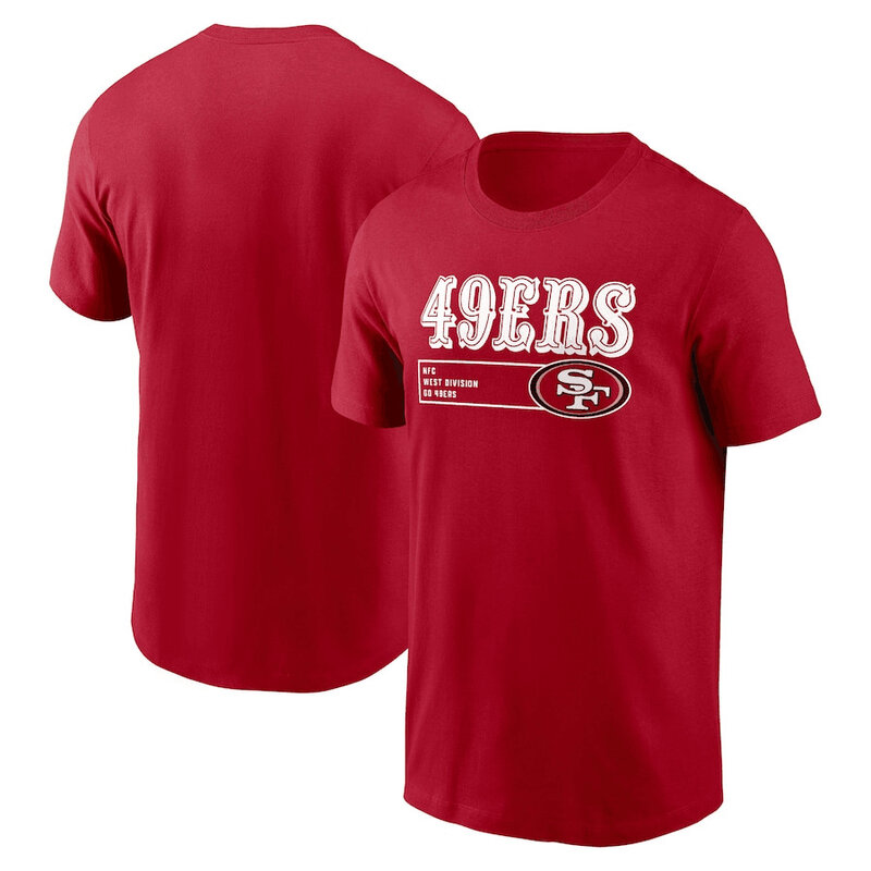 short sleeve NFL San Francisco 49ers 3d graphic football T-Shirt