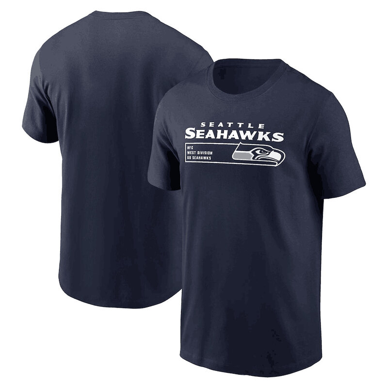 short sleeve NFL Seattle Seahawks 3d graphic football T-Shirt