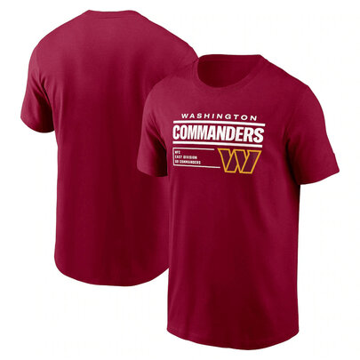 short sleeve NFL Washington Commanders 3d graphic football T-Shirt