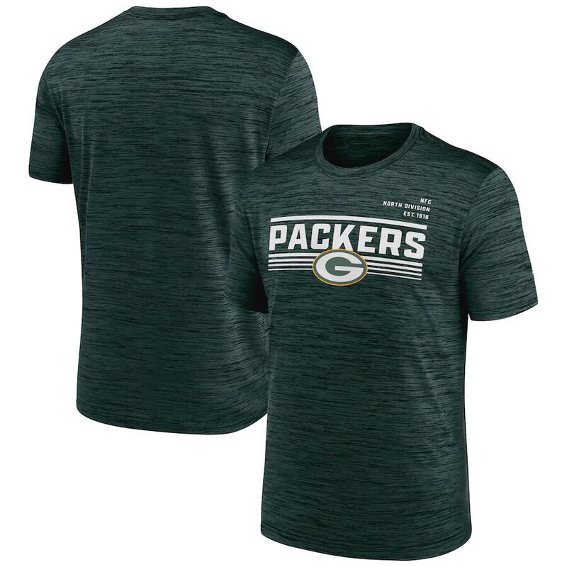 NFL Green Bay Packers Footall Shirt Short Sleeve Dri-fit workout gym running sport tee