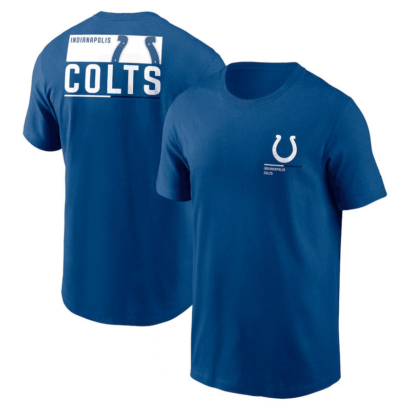 short sleeve NFL Indianapolis Colts Adult Gameday T-Shirt,Unleash Your Team Spirit During Game Day