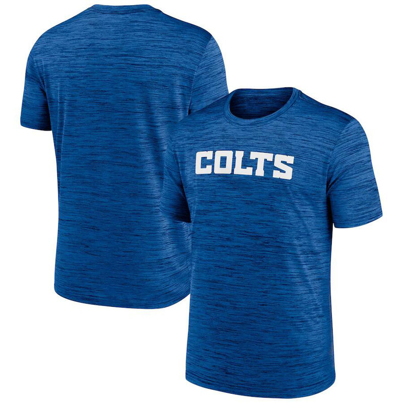 NFL Indianapolis Colts Team Logo Short Sleeve Polyester Shirt,crewneck 3d graphic tee for football fans