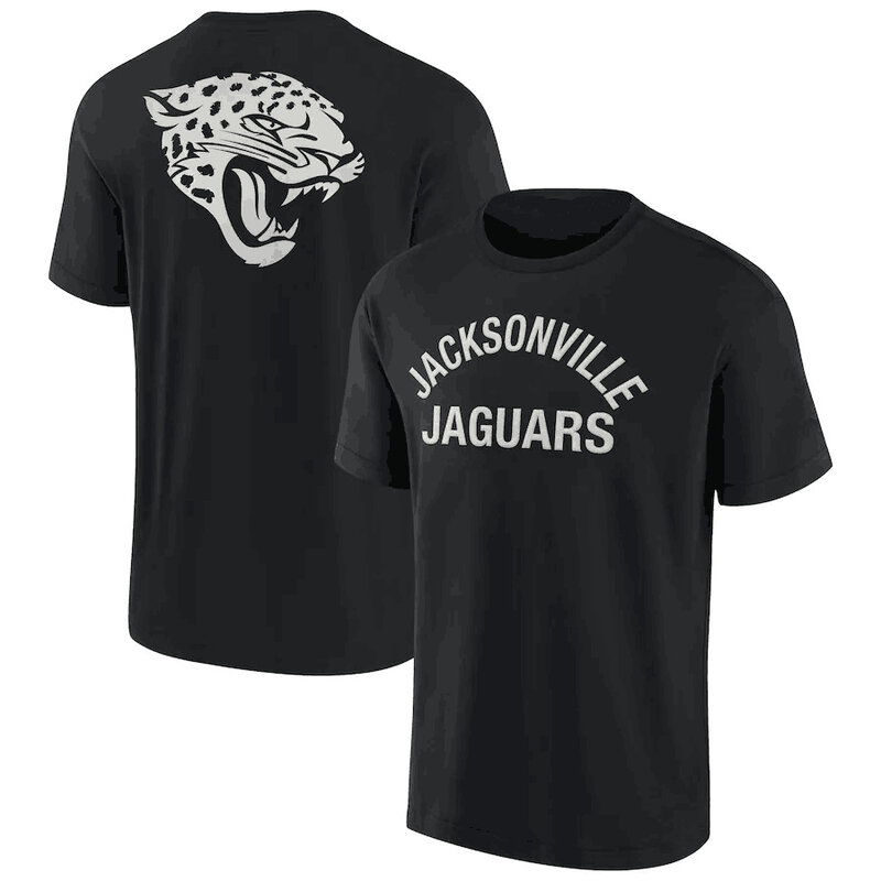 NFL Jacksonville Jaguars Team Logo Short Sleeve Polyester Performance game day Shirt,crewneck 3d print tee for football fans
