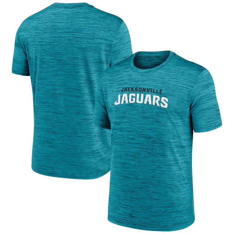 NFL Jacksonville Jaguars Team Logo Short Sleeve Polyester Shirt,crewneck 3d graphic tee for football fans