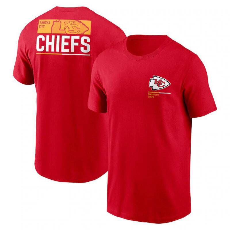 short sleeve NFL Kansas City Chiefs Adult Gameday T-Shirt,Unleash Your Team Spirit During Game Day